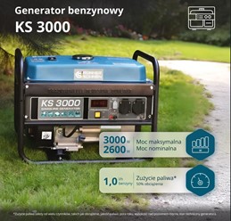 Agregat prądotwórczy KS 3000