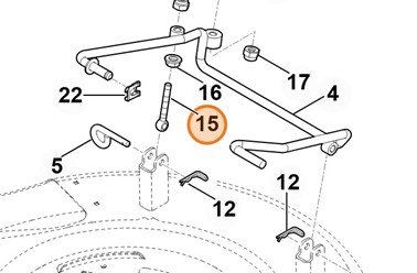 Śruba STIHL 9169 021 2510 do traktorka i kosiarki samojezdnej