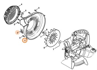 Obudowa dmuchawy - zewnątrz SH86