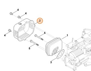 Osłona tłumika 0004 140 6000