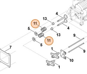 Sprężyna 0004 104 2100