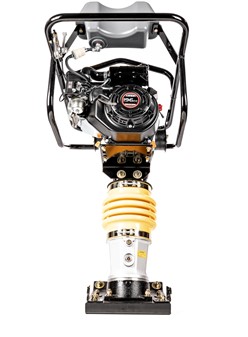 Stopa wibracyjna Cedrus ST02 skoczek z silnikiem Loncin i kołami transportowymi