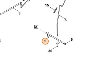 Cięgno sztywne 6140 700 6100