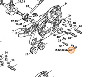  Śruba cylindryczna IS-M5x27 9022 500 1051