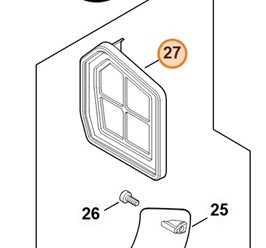 Filtr powietrza 4147 140 4400