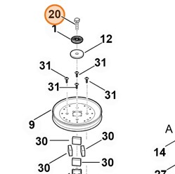 Śruba sześciokątna M10x1x35 9010 345 2431