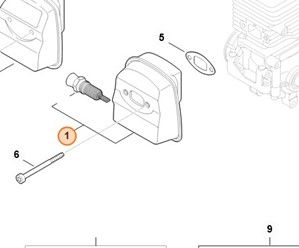 Tłumik wydechu spalin 4140 140 0617