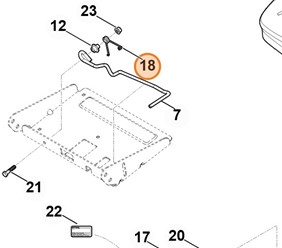Sprężyna kątowa 6140 703 4920