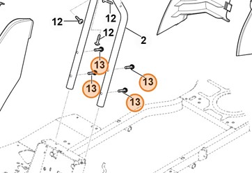 Śruba ścinana M8x35 9039 488 1846