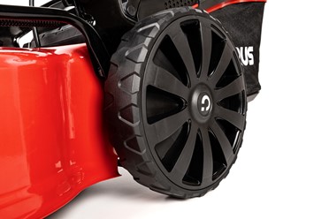 Kosiarka spalinowa z napędem CEDRUS KS56S-H z silnikiem Honda GCV200, stalową obudową 56 cm i koszem 65 litrów