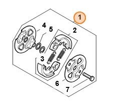 Sprzęgło 4147 160 2002 – oryginalna część STIHL