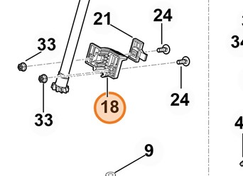 panewka łożyska z przodu 6140 763 1300