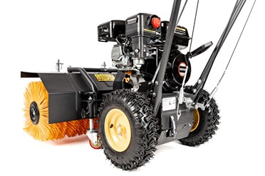 Szeroka zamiatarka spalinowa Cedrus ZM04 80cm z silnikiem Loncin i regulowaną szczotką roboczą