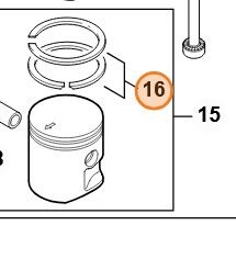 Pierścień tłokowy Ø 34x1,2 mm 4144 034 3000