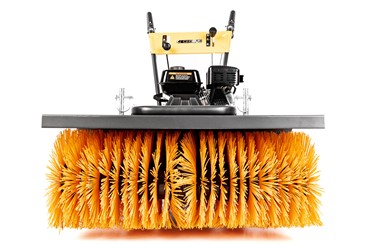 Szeroka zamiatarka spalinowa Cedrus ZM04 80cm z silnikiem Loncin i regulowaną szczotką roboczą